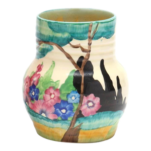 Clarice Cliff Lynton Bizarre 565 Shape Vase