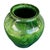 Antique French Provincial Pottery. Terra Cotta Pot With Green Drip Glaze For Sale - Image 4 of 11