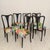1940s Vintage Italian Dining Chairs by Osvaldo Borsani, 1940s, Set of 6 For Sale - Image 5 of 12
