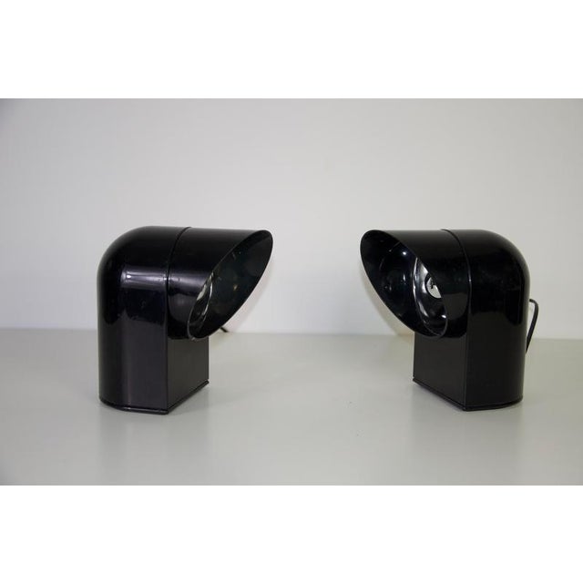 Vintage Oliver Table Lamps attributed to Paolo Piva for Lumenform, Italy, 1970s, Set of 2 For Sale - Image 3 of 12