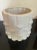 Vintage White Bamboo Style Planter For Sale - Image 4 of 4