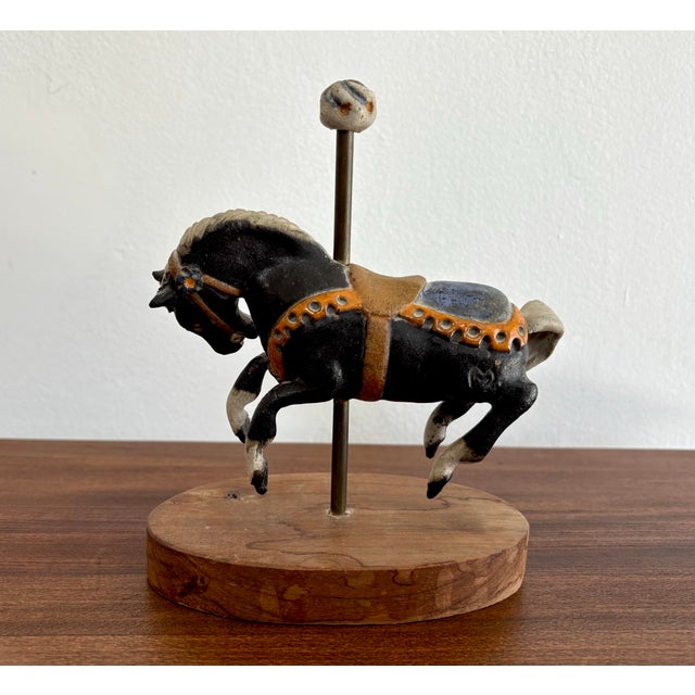 Mid 20th Century Studio Pottery Carousel Horse For Sale - Image 4 of 8
