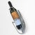Silver Vintage Postmodern Industrial Coiled Wine Bottle Holder Stand For Sale - Image 8 of 16