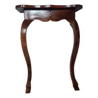 Antique Wall Console in Walnut For Sale