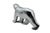 Silver Silver Resin Pompon Bear from Richard Orlinski For Sale - Image 8 of 10