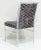 Pierre Cardin for Dillingham Set of Six Dining Chairs in Cut Velvet For Sale In Dallas - Image 6 of 7