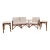 Vintage Vogue Raton Sofa Set With Chairs and Side Tables – Excellent Condition For Sale