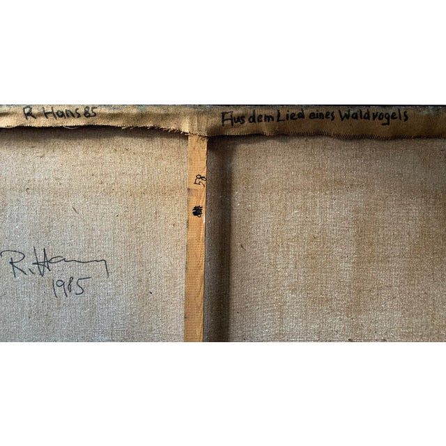 Rolf Hans, Large Red Monochrome Painting For Sale - Image 4 of 6