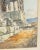 Mid 20th Century Watercolor and Ink Architectural Study Painting of Classical Ruins For Sale - Image 5 of 8