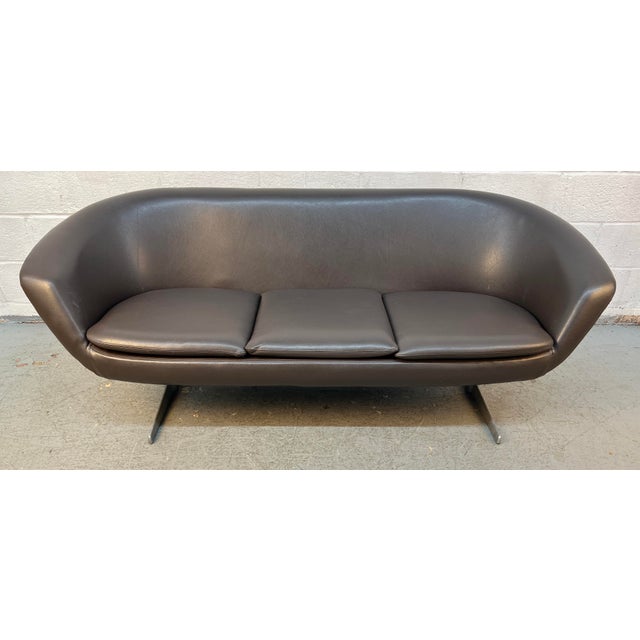 Overman Sweden Vintage 1960s "Pod" Three-Seater Sofa by Carl Eric Klote for Overman of Sweden For Sale - Image 4 of 18
