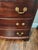 Mahogany or Cherry Chippendale Style Bow Front Bachelors Chest Vintage For Sale - Image 4 of 6