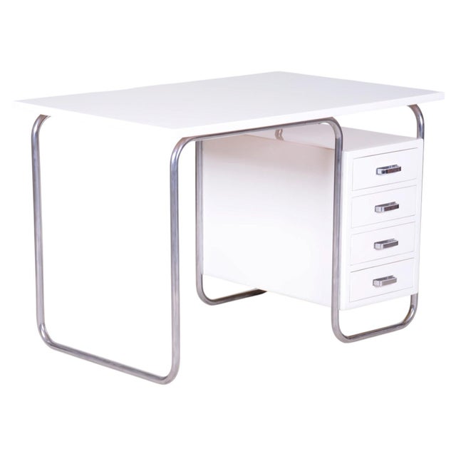 Bauhaus Writing Desk from Robert Slezak, Czechia, 1930s For Sale - Image 13 of 13