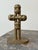 Wood Vintage Tramp Art Puzzle Gilt Cross, Circa Mid 20th Century For Sale - Image 7 of 12