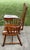 Mid 20th Century Vintage Walnut Pennsylvania Windsor Writing Chair With Two Drawers For Sale - Image 9 of 18