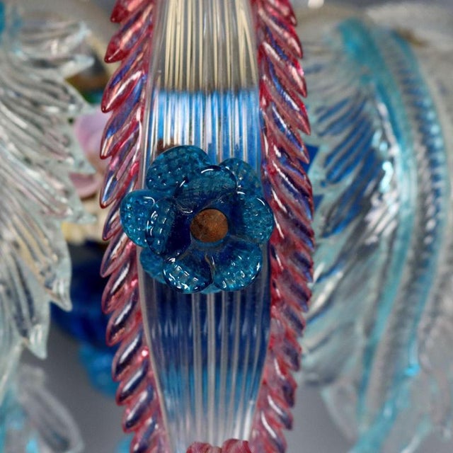 Glass Italian Wall Lights in Murano Glass, Set of 2 For Sale - Image 7 of 15