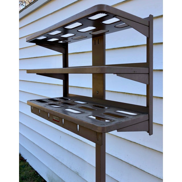 1960s Vintage Industrial Office Valet Coat & Hat Rack Stand Chairish