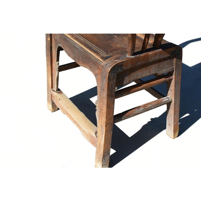 19th Century Original Chinese Horseshoe Chairs- a Pair For Sale - Image 12 of 12