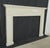 This Traditional style white wood mantel was acquired from the residence of Herbert Hoover and his wife during their stay...