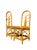 Mid 20th Century Pair of Vintage Hollywood Regency Bamboo & Rattan Dining Chairs | Palm Beach Coastal Chinoiserie Bent Bamboo High-Back Accent Chairs For Sale - Image 5 of 13
