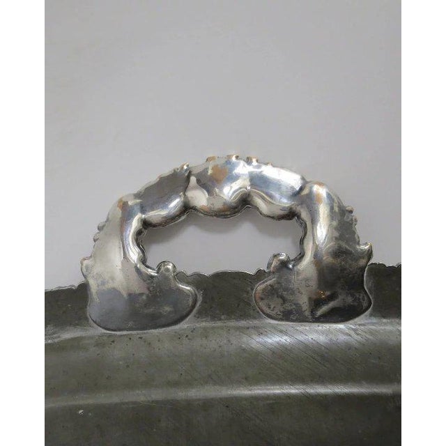 English Old Sheffield Fused Plate Tray Footed c 1810 For Sale In Denver - Image 6 of 9