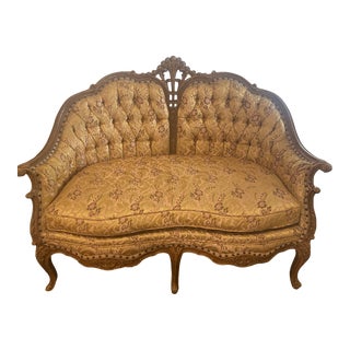 Early 20th Century Victorian Homer Bros Loveseat For Sale