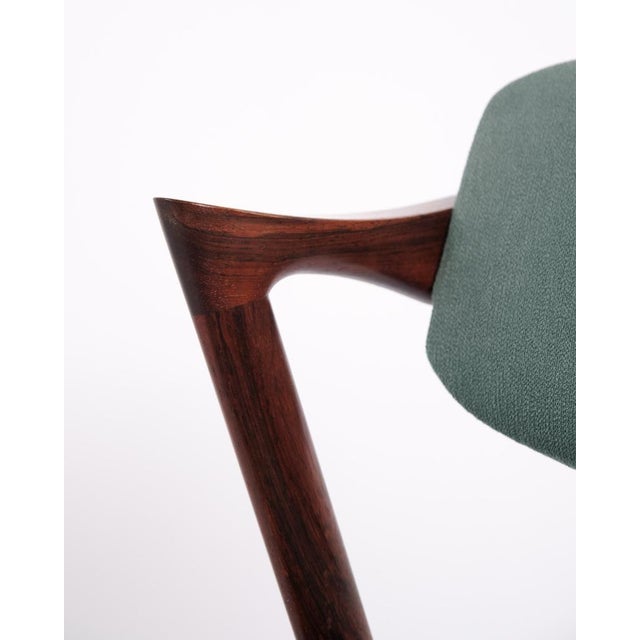 Vintage Model 42 Dining Chairs in Rosewood from Kai Kristiansen, 1960s, Set of 6 For Sale - Image 7 of 11