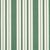 Transitional SAMPLE - Schumacher X Mark D. Sikes Markie Stripe Fabric In Emerald For Sale - Image 3 of 5
