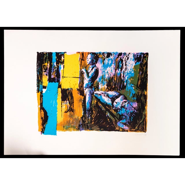 Limited edition of 99 prints, numbered and hand signed. Excellent condition. This piece is attributed to the mentioned...