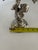 Pair of Antique Silver-Plated Cherub Figural Candlesticks, Circa 1930s Romantic Classical Revival Baroque Inspired For Sale - Image 9 of 10