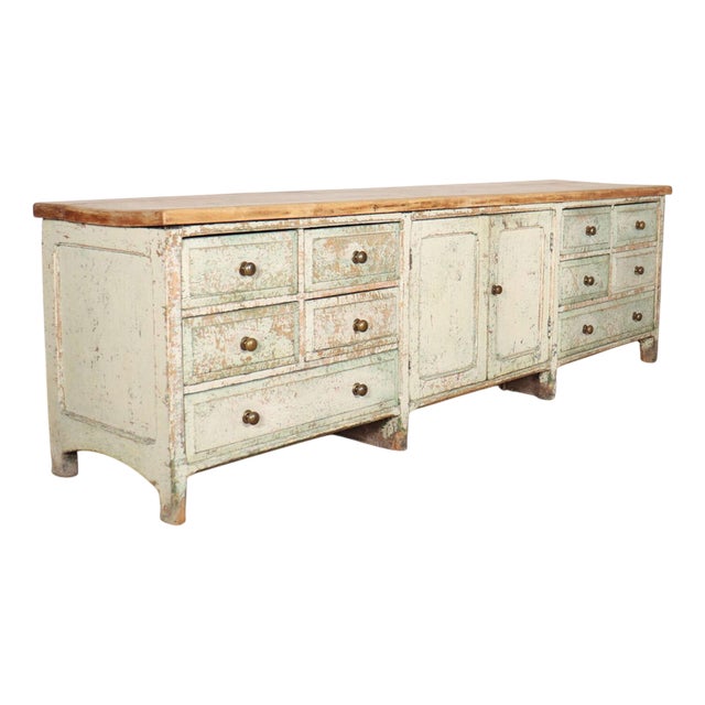 English Country House Dresser Base For Sale