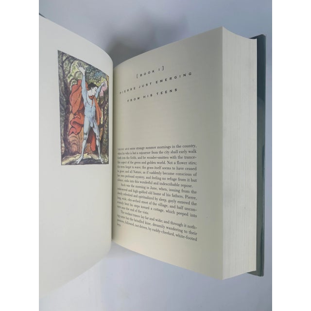 Textile 1990s Illustrated Octavo, Herman Melville's Pierre, or the Ambiguities. The Kraken Edition. Signed by Parker and Sendak - 1 Book For Sale - Image 7 of 10