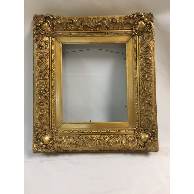 Early 19thc Petite Baroque Giltwood French Picture Frame For Sale In Savannah - Image 6 of 8