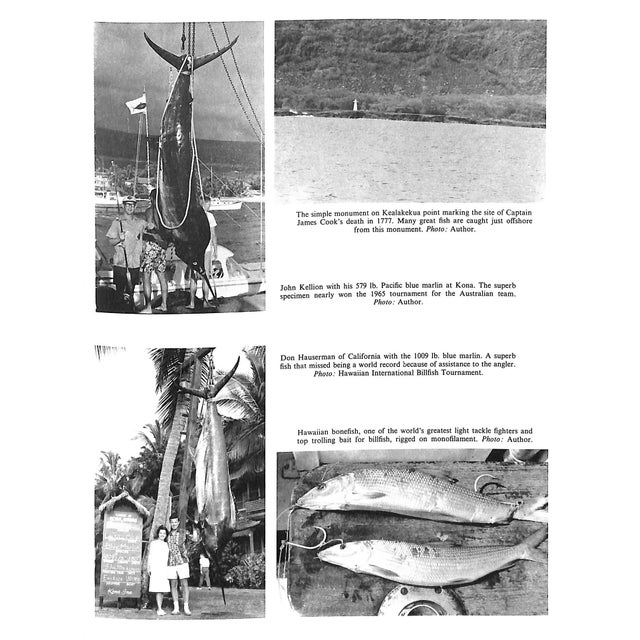 White "Big Fish and Blue Water: Gamefishing in the Pacific" 1970 Goadby, Peter For Sale - Image 8 of 9
