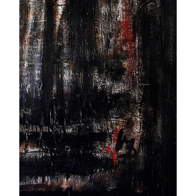 Unique abstract artwork by Italian artist Massimo D’Orta, created using mixed media on canvas. The composition is defined...