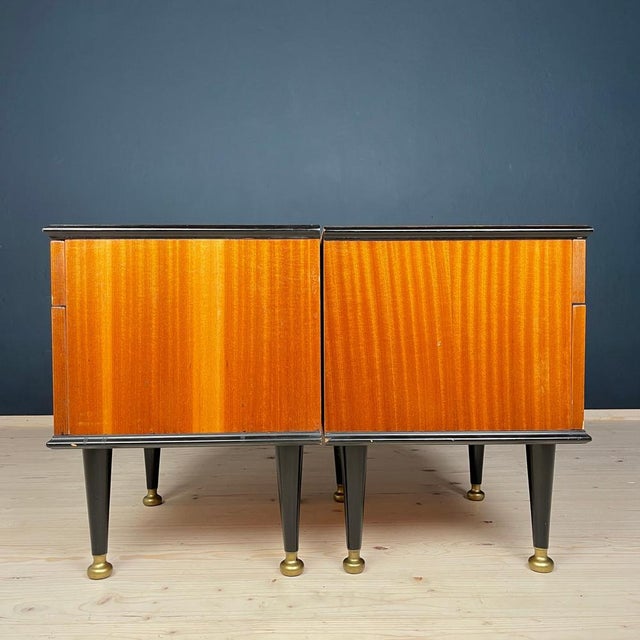 Mid-Century Bedside Tables, Former Yugoslavia, 1970s, Set of 2 For Sale - Image 6 of 14