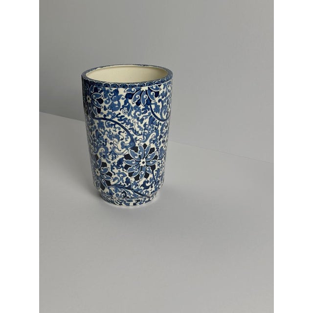 Blue Vintage Vase by Frederick Rhead, 1930s For Sale - Image 8 of 10