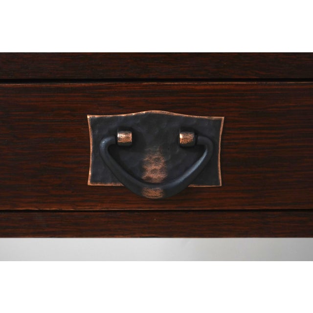 Stickley Mission Oak 2 Drawer Nightstand For Sale - Image 11 of 17