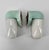 Ceramic Aqua Blue Green Wall Lamp by Wilhelm Wagenfeld for Lindner, 1958 For Sale - Image 10 of 14