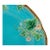Turquoise George Jones Strawberry Blossom Cabinet Plate, Late 19th Century English Majolica For Sale - Image 8 of 8
