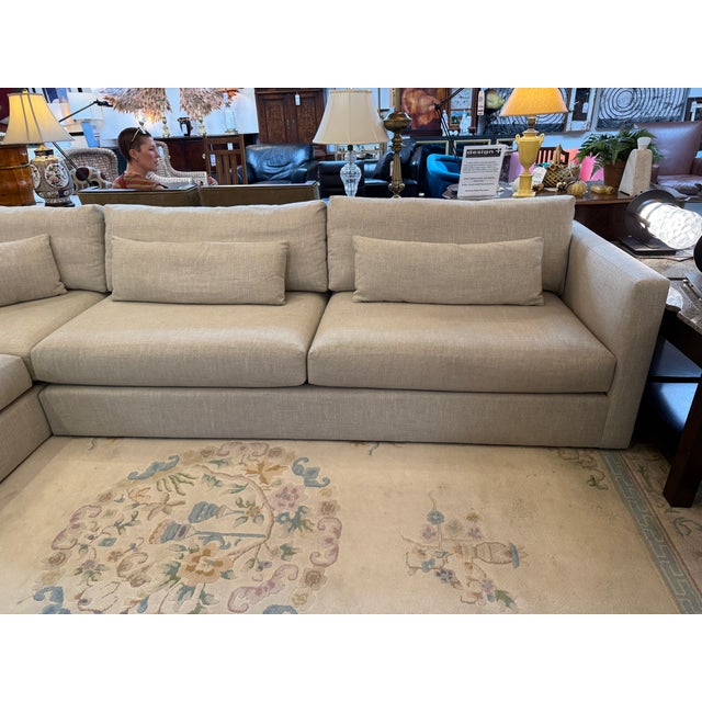 Mitchell Gold + Bob Williams Haywood Two Piece Sectional For Sale - Image 10 of 18