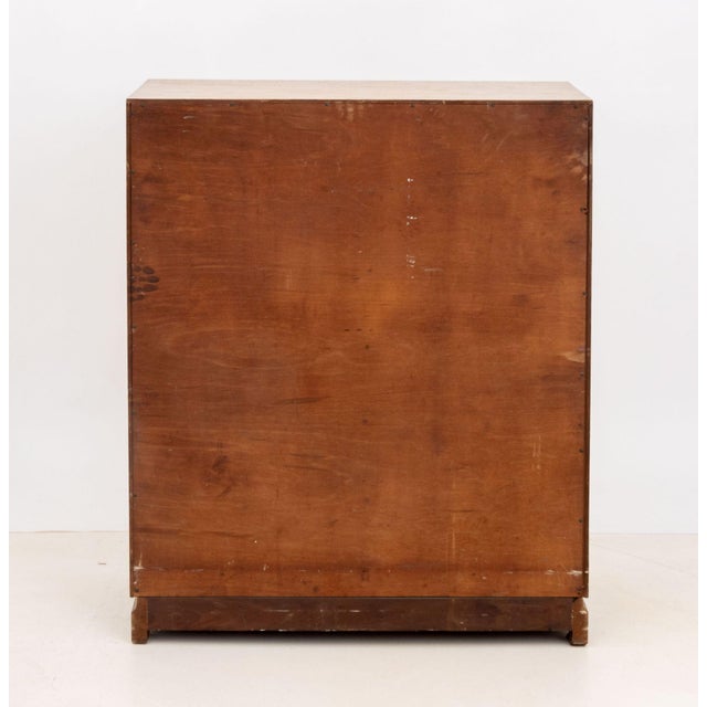 James Mont Style Blonde Mahogany Chest of Drawers For Sale - Image 9 of 9