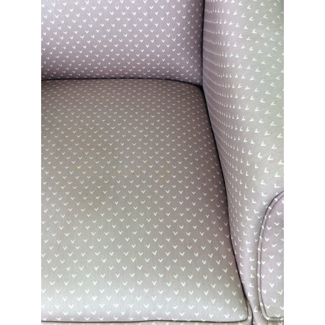 Pair Polka Dot Pink Accent Chairs For Sale - Image 9 of 12