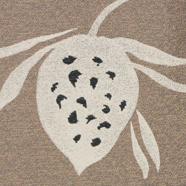 Traditional Schumacher High Line Fabric In Metallic Brown For Sale - Image 3 of 6