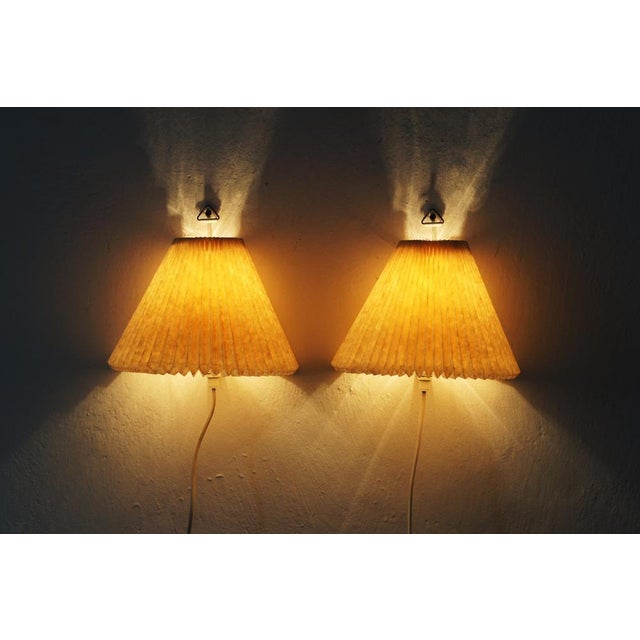 Model 203 Wall Lights by Henning Seidelin for Le Klint, Denmark, 1960s, Set of 2 For Sale - Image 6 of 7