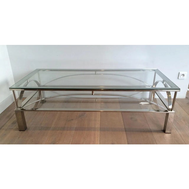 Design Chrome Coffee Table, circa 1960 For Sale - Image 6 of 13