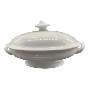 Antique Burgess & Goddard Prince of Wales Royal Patent Ironstone Covered Tureen