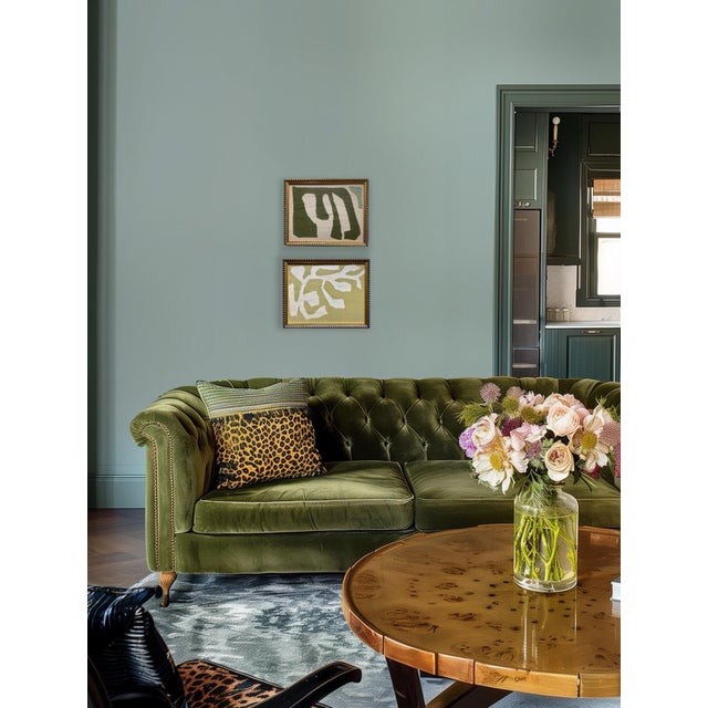 Contemporary 2026 "Aurora" Abstract Botanical Painting on Canvas by r.k. Red For Sale - Image 3 of 6