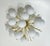 Italian 21st Century Mezzo Polished Brass Glossy White Murano Flush Mount by Fabio LTD For Sale - Image 3 of 9