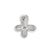 VR Jewels 14k White Gold Micro Pave Diamond Butterfly Pendant Charm for Her For Sale - Image 4 of 10