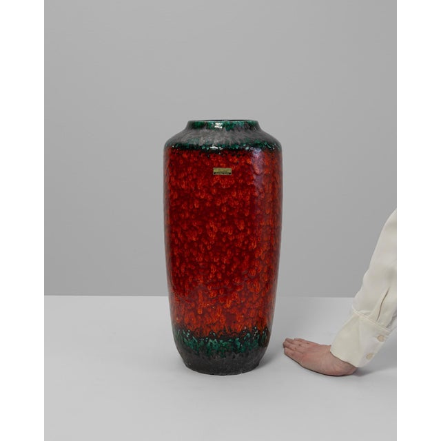 20th Century German 'W. Germany' Ceramic Vase For Sale - Image 17 of 18